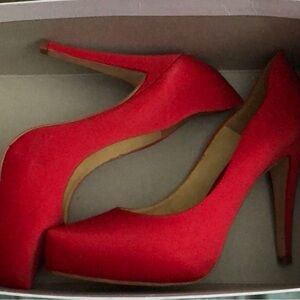 Elegant Red Stiletto Heels